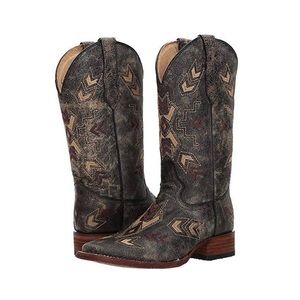 Corral Cowboy Boots Black/Bone